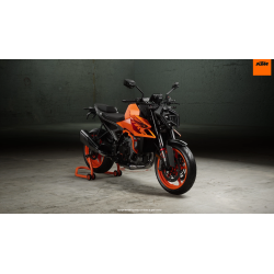 Barres de protections "Crash Bar" Oranges pour KTM 990 DUKE /-R