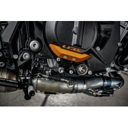 Protection du carter d'embrayage anodisée Orange pour KTM 990 DUKE