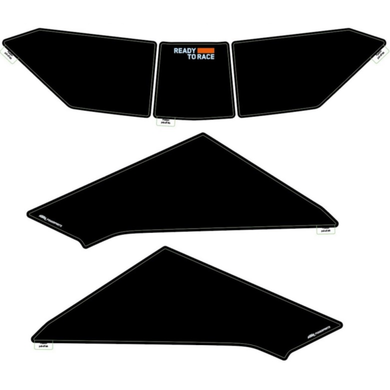 Kit d'autocollants de protection de réservoir pour KTM 990 DUKE