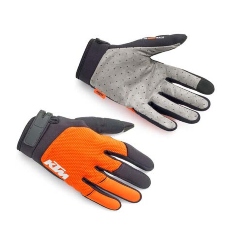 GANTS MOTO CROSS KTM "POUNCE GLOVES" ORANGE (2024)-3PW24001360X-ktmonline