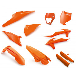 KIT PLASTIQUE ORANGE complet pour KTM SX/SX-F (19-22) et EXC/EXC-F/ TPI (20-23)