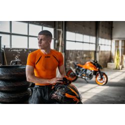 MAILLOT TECHNIQUE MOTO ÉTÉ MANCHES COURTES KTM "UNDERSHIRT PERFORMANCE SUMMER SHORT"