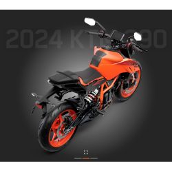 Protection de réservoir pour KTM 125 et 390 DUKE (2024)