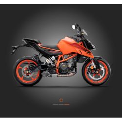 Silencieux AKRAPOVIC "Slip-on Line" Titane pour KTM 125/390 DUKE (24)