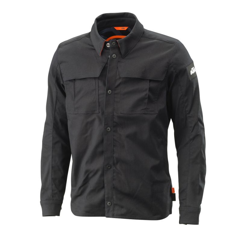 SURCHEMISE MOTO KTM HOMME "FACTOR OVERSHIRT" BLACK (2024)-3PW24000820X