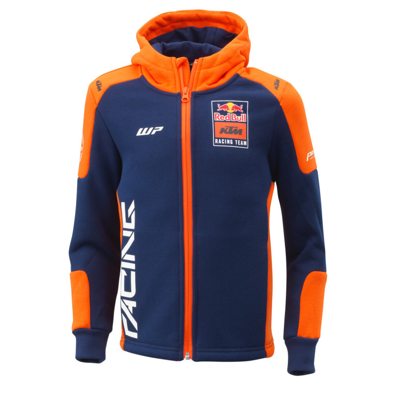 SWEAT A CAPUCHE ENFANT KTM "KIDS REPLICA TEAM ZIP HOODIE" (2024)-3RB24000710X