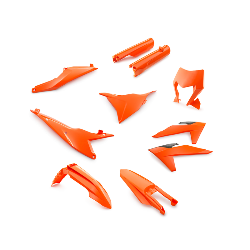 Kit Plastique Orange Complet pour KTM EXC/EXC-F (24)-00010000387K