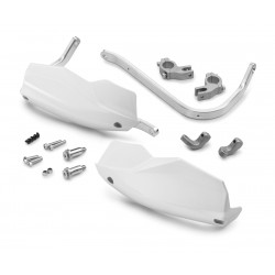 Kit de protège main Aluminium Blanc pour KTM SX/EXC -  690 DUKE/ ENDURO-R /SMC-R (2019-2024)