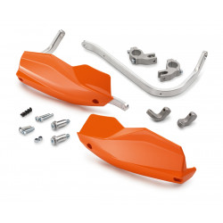 Kit de protège main Aluminium Orange pour KTM  690 DUKE/ ENDURO-R /SMC-R (2019-2024)