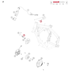 Bougie d'allumage origine BRISK pour KTM 65 SX (24+)