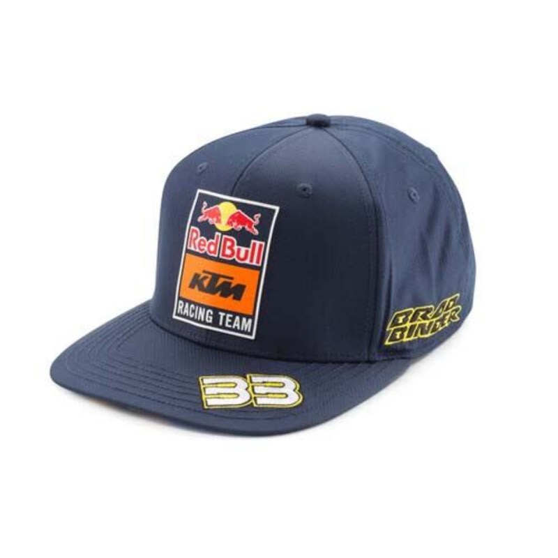 CASQUETTE KTM REDBULL "BRAD BINDER FLAT CAP" 2024