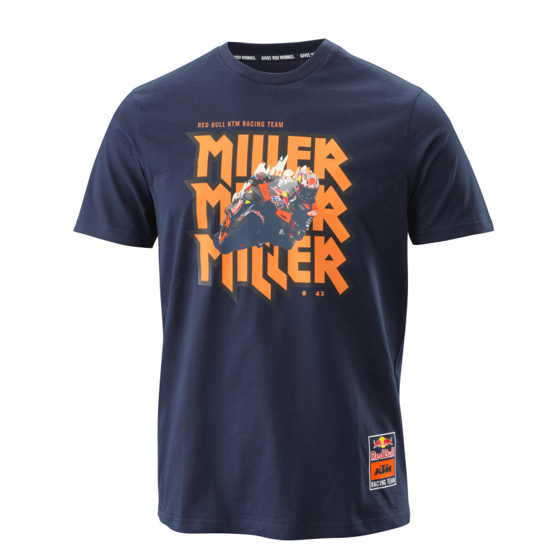 T-SHIRT RED BULL KTM HOMME "JACK MILLER T-SHIRT" 2024-3RB24007230x