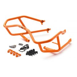 Barres de protection "Crash bar kit" Oranges pour KTM 1050/1090/1190 ADVENTURE/R -1290 SUPER ADVENTURE/R/S/T (15-20)