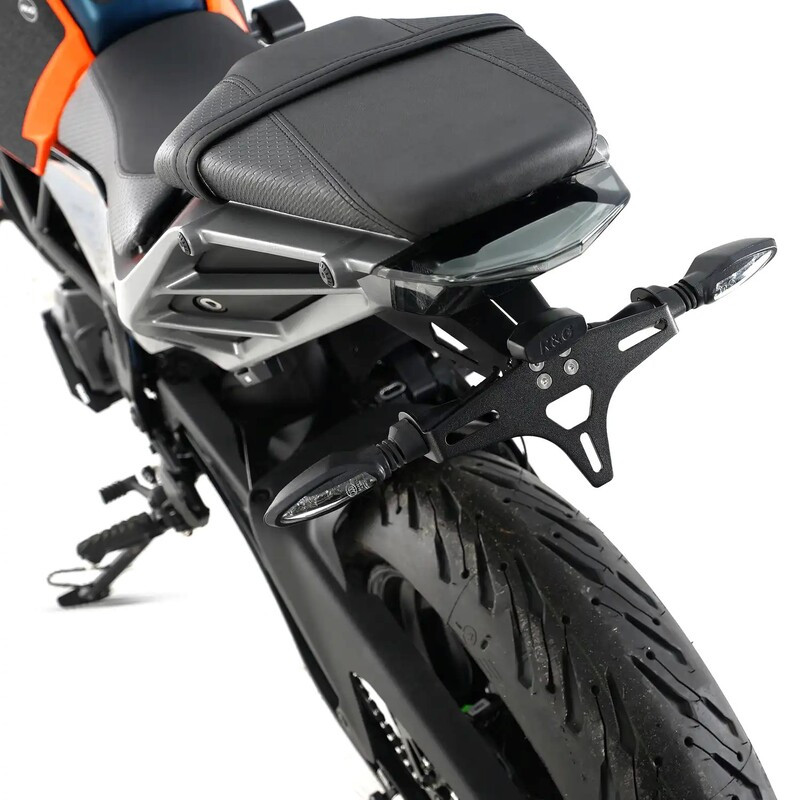 Support de plaque d'immatriculation court R&G pour KTM 125/390 DUKE (2024+)-1126890