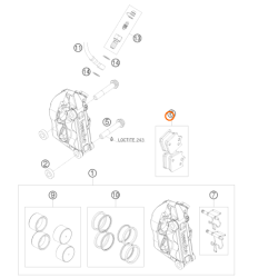 Plaquettes de Frein avant pour KTM 690 SMCR (08-17)