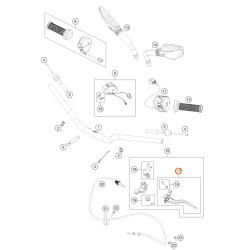 Levier de frein origine pour KTM 790/890/990 DUKE (18-24)