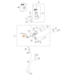 Levier de frein d'origine KTM 1290 SUPERDUKE-R/GT  (14-24)