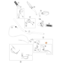 Levier d'embrayage d'origine KTM 790/890 ADVENTURE(R) (19-24)