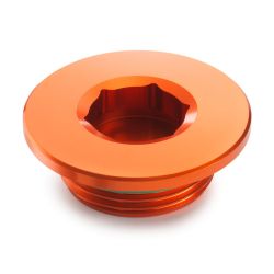 Bouchon de carter d'alternateur Factory Orange pour KTM SX-F/DUKE/SM/ENDURO/ADVENTURE/SUPERDUKE/RC/SMC/RC8/..