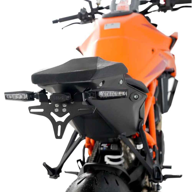 Support de plaque d'immatriculation court R&G pour KTM 990 DUKE et 1390 SUPER DUKE-R/EVO (2024)