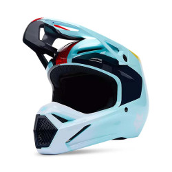 CASQUE CROSS ENFANT FOX 180 ELEVATED BLEU