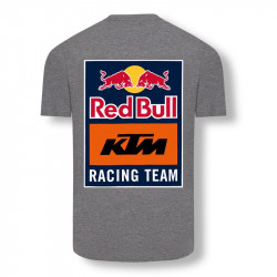 T-SHIRT RED BULL HOMME "BACKPRINT TEE" GRIS 2021