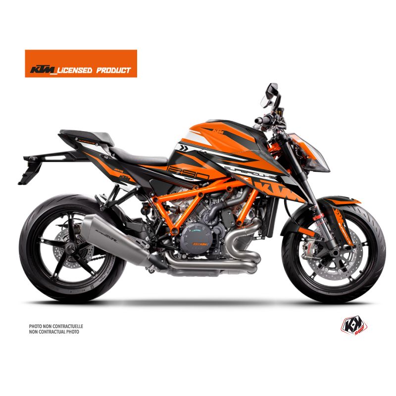 Kit Déco Moto Arkade KTM Super Duke 1290 R Noir Orange