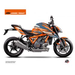 Kit Déco Moto Arkade KTM Super Duke 1290 R Orange Bleu