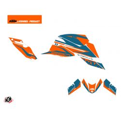 Kit Déco Moto Arkade KTM Super Duke 1290 R Orange Bleu