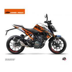 Kit Déco Moto Spring KTM Duke 390 Blanc Orange