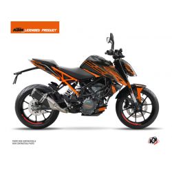 Kit Déco Moto Perform KTM Duke 390 Noir Orange