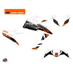 Kit Déco Moto Perform KTM Duke 390 Noir Blanc