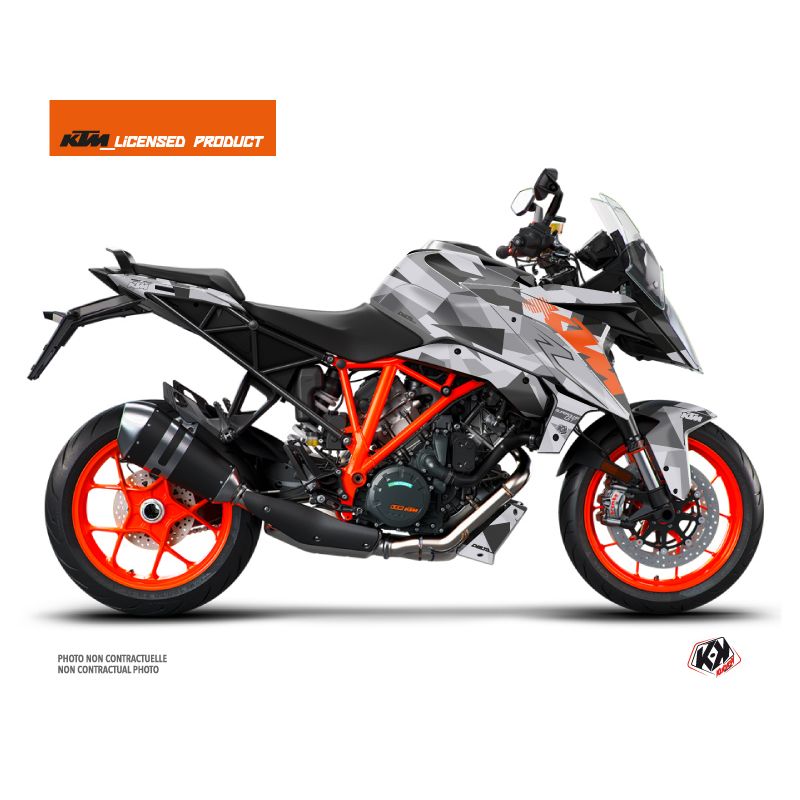 Kit Déco Moto Delta KTM Super Duke 1290 GT Gris Orange