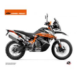 Kit Déco Moto Kombat KTM 890 Adventure R Gris Orange