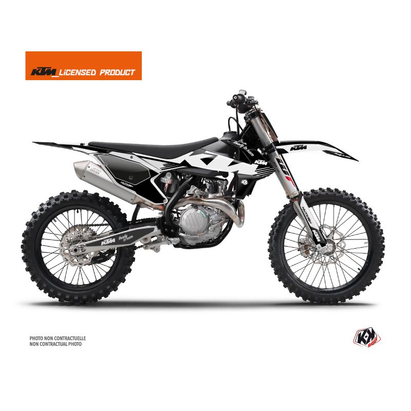 Kit Déco Moto Cross Retro KTM 150 SX Noir