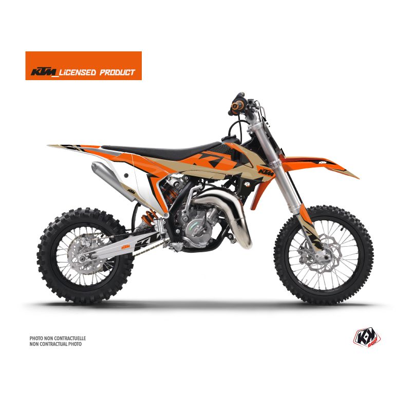 Kit Déco Moto Cross Gravity KTM 50 SX Orange Sable