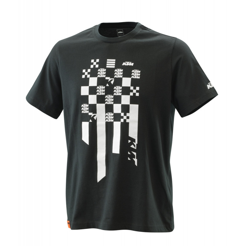 T-SHIRT KTM HOMME "RADICAL SQUARE TEE BLACK" 2021