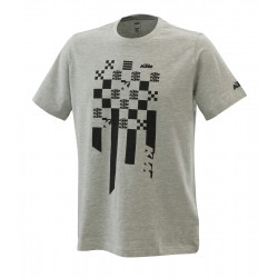 T-SHIRT KTM HOMME "RADICAL SQUARE TEE GREY MELANGE" 2021