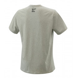 T-SHIRT KTM HOMME "PURE LOGO TEE GRIS CHINÉ" 2021