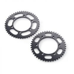 COURONNE ACIER NOIRE KTM SX/ EXC (04-22) 690 DUKE/R / 690 ENDURO R / 690 SMC R (08-21)