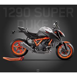 Protection carbone de carter d’embrayage pour KTM ADVENTURE/SUPER ADVENTURE / SUPER DUKE