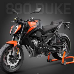 Bavette Carbone pour KTM 790 DUKE et 890 DUKE/R 