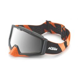 ECRAN RACING GOGGLES SINGLE LENS SILVER MIRROR