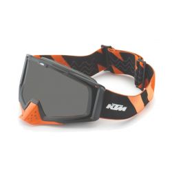 ECRAN RACING GOGGLES SINGLE LENS SMOKE