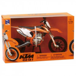 MINIATURE MOTO KTM "450 SX-F (ECHELLE 1:10")