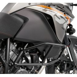 Barres de protection "Crash bar kit" Noires pour KTM 1050/1090/1190 ADVENTURE/R -1290 SUPER ADVENTURE/R/S/T (15-20)