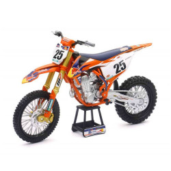 MINIATURE MOTO KTM "450 SX-F M.MUSQUIN (ECHELLE 1:10)"