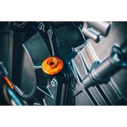 Bouchon d'huile anodisé orange KTM pour 790/890 DUKE et 1290 SDR/SDGT