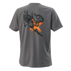 T-SHIRT HOMME KTM "MX TEE" GRIS