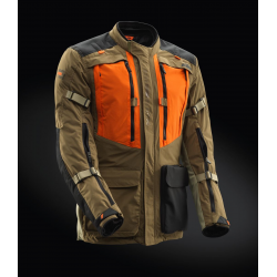 VESTE MOTO KTM "TERRA ADVENTURE V2 JACKET" SAFARI